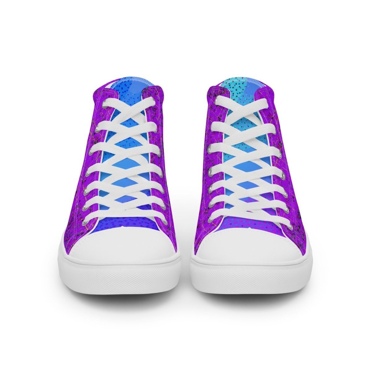 Glitch // Men’s high top canvas shoes - Maux Zachintosh