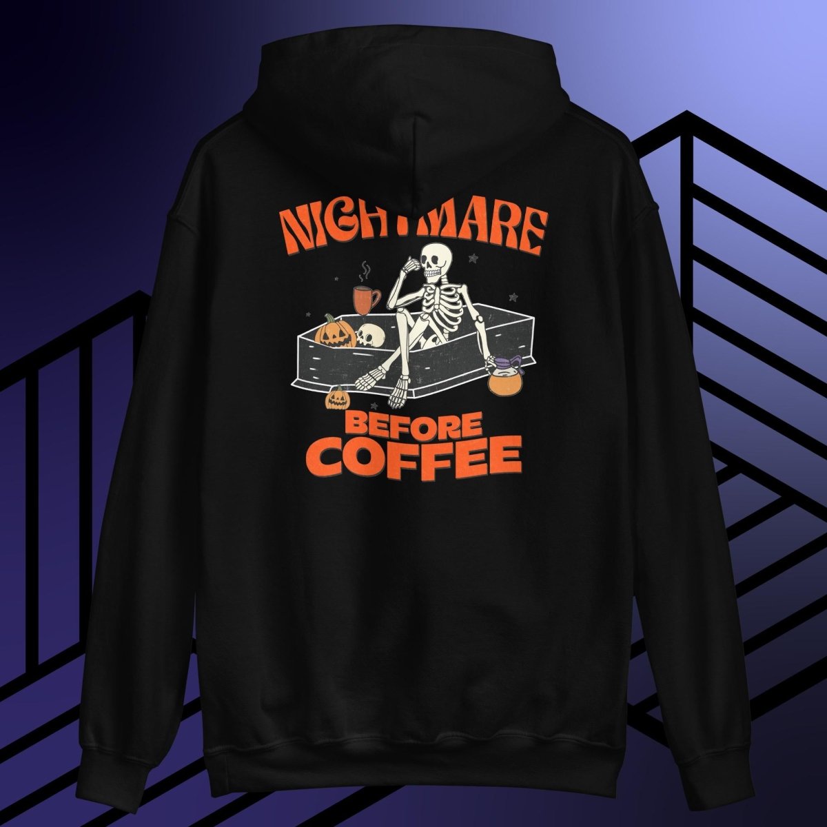 Nightmare Before Coffee // Unisex Hoodie - Maux Zachintosh