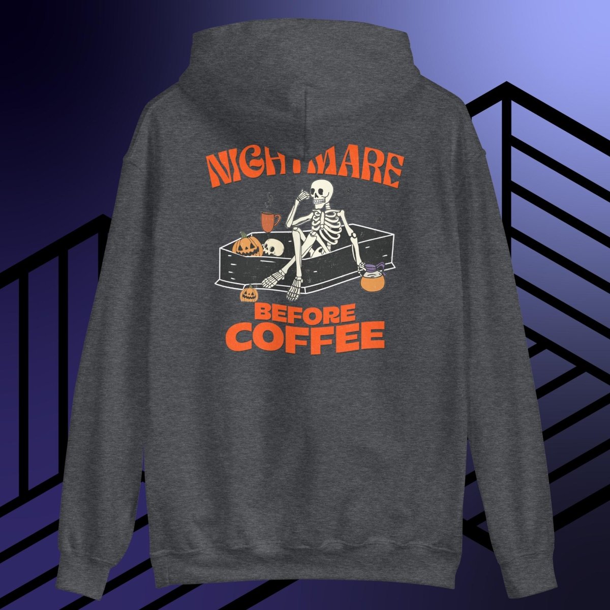 Nightmare Before Coffee // Unisex Hoodie - Maux Zachintosh