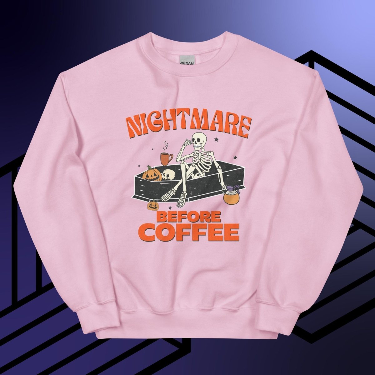 Nightmare Before Coffee // Unisex Sweatshirt - Maux Zachintosh