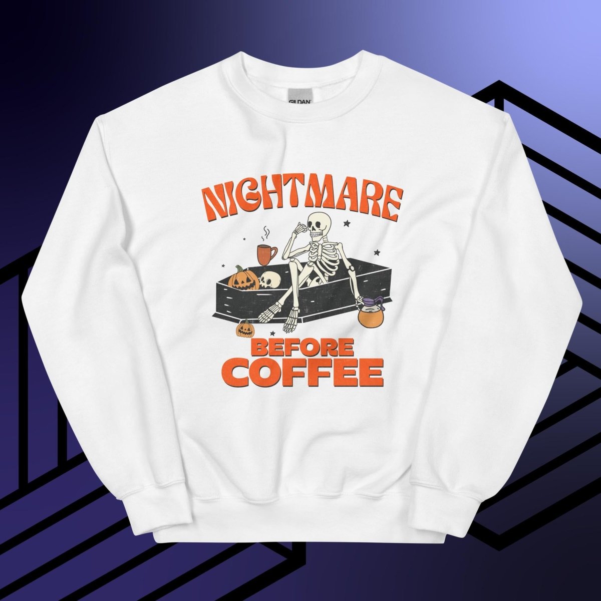 Nightmare Before Coffee // Unisex Sweatshirt - Maux Zachintosh