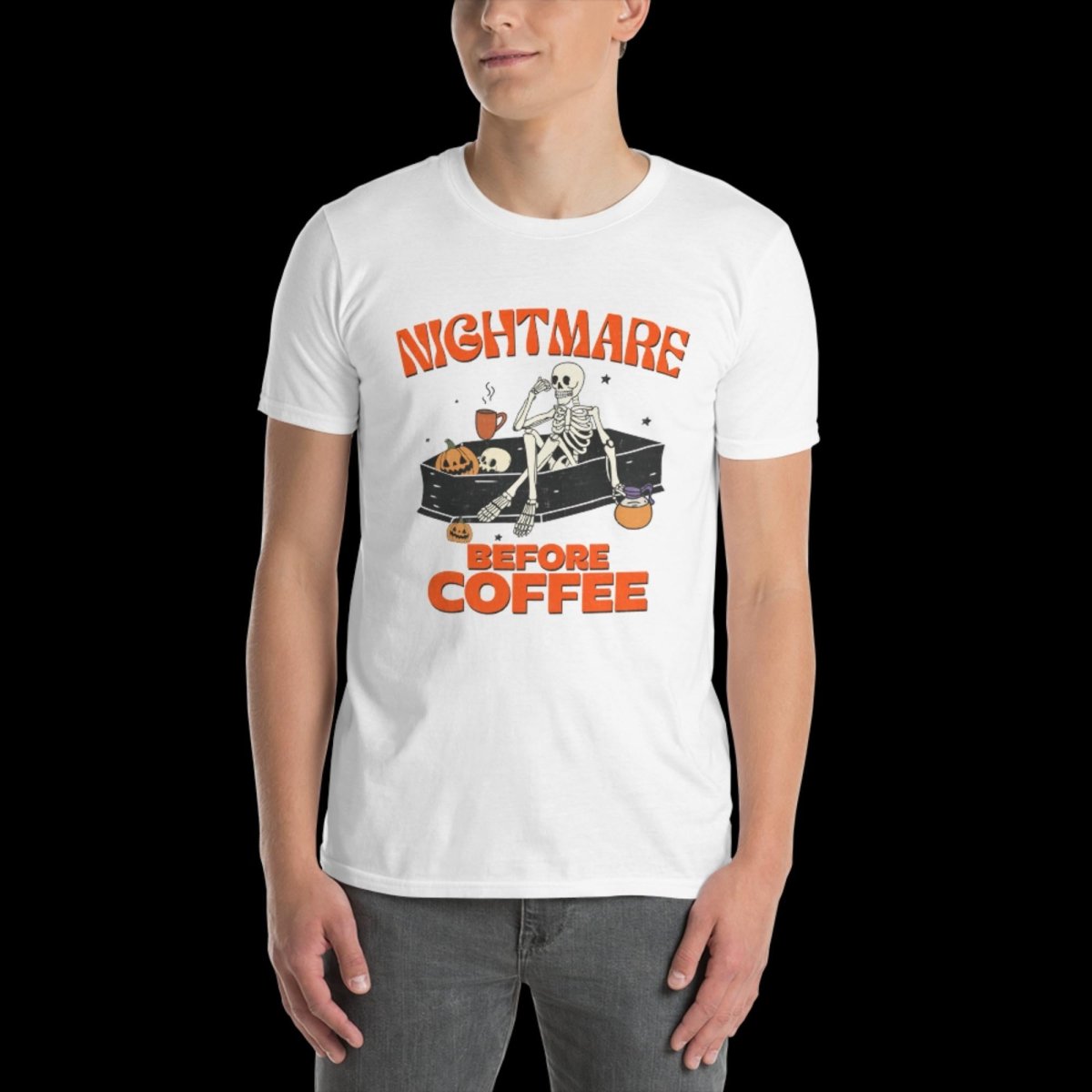 Nightmare Before Coffee // Unisex T-Shirt - Maux Zachintosh