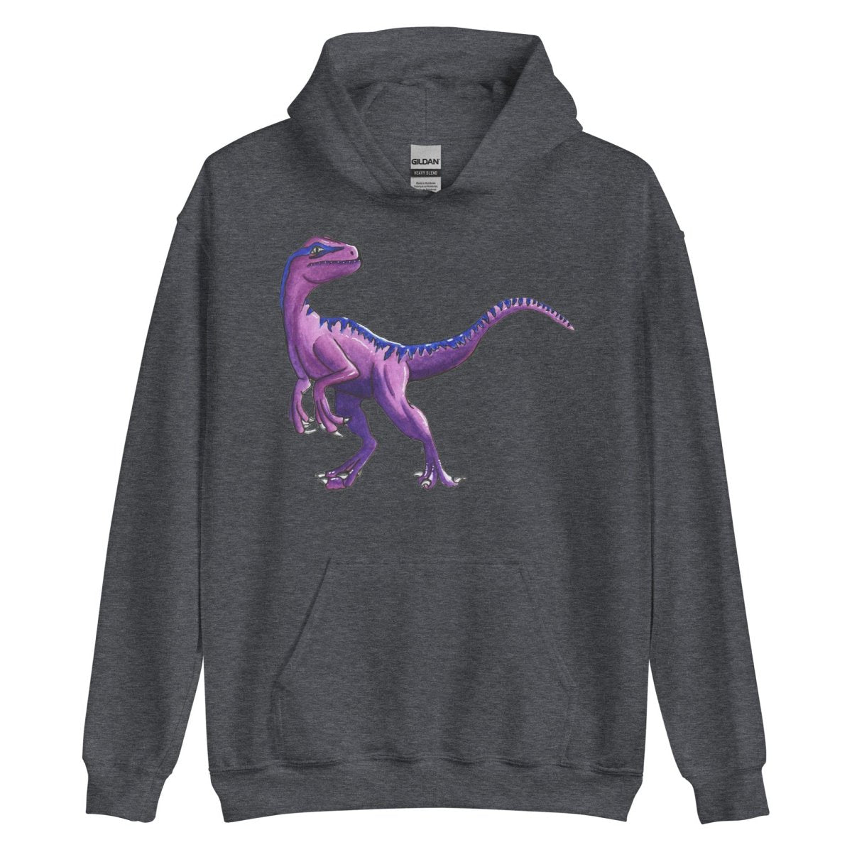 Purple Raptor // Unisex Hoodie - Maux Zachintosh