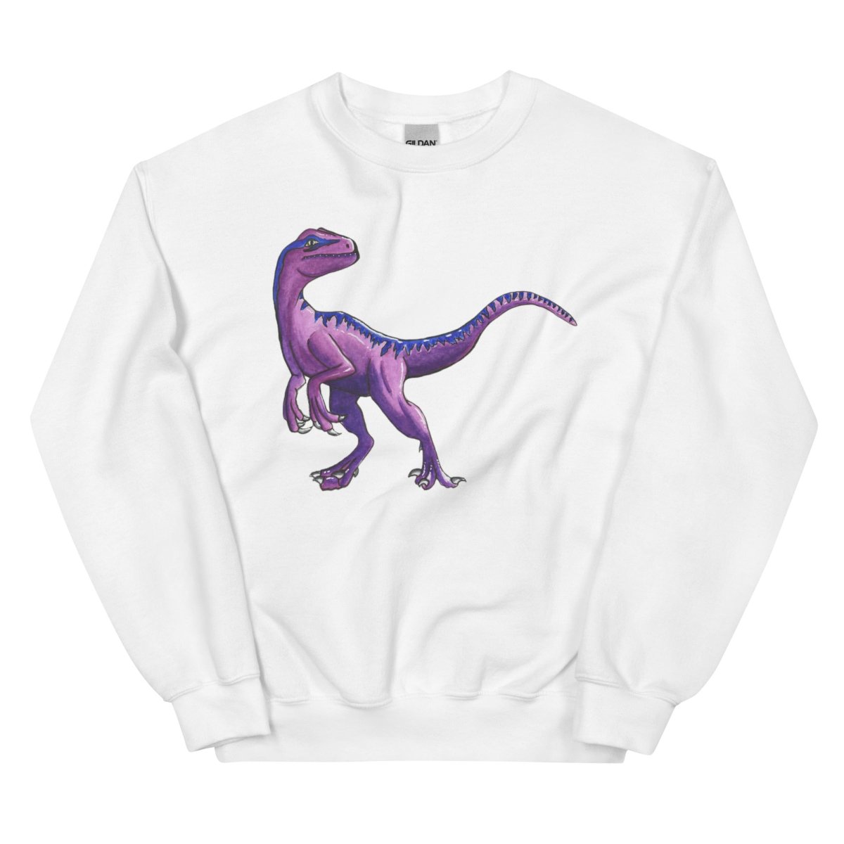 Purple Raptor // Unisex Sweatshirt - Maux Zachintosh