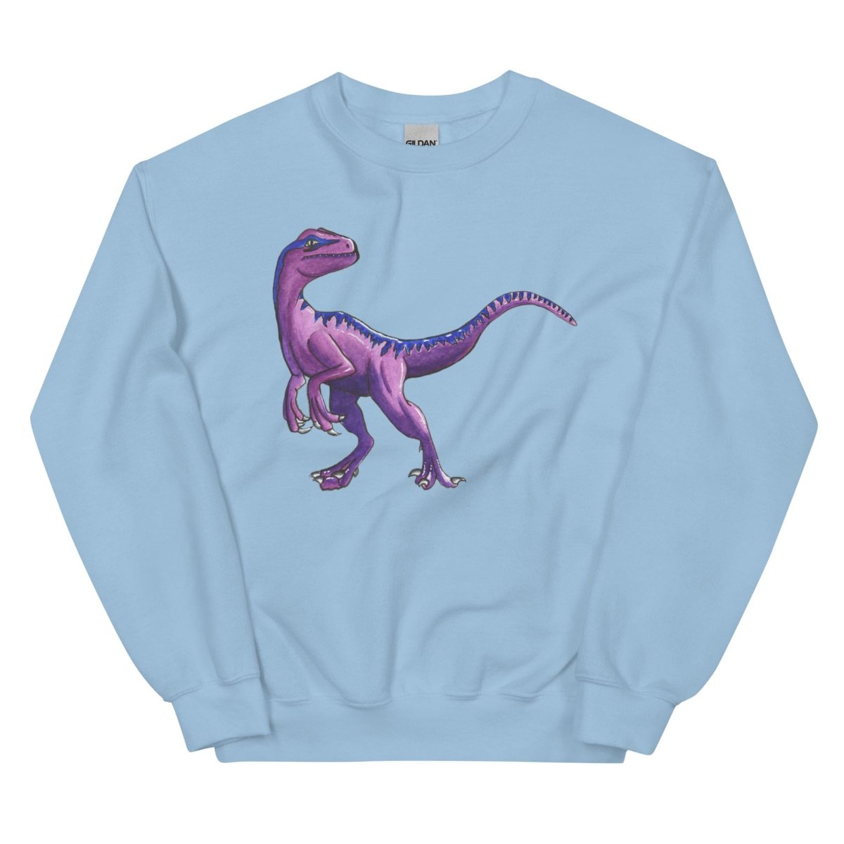 Purple Raptor // Unisex Sweatshirt - Maux Zachintosh