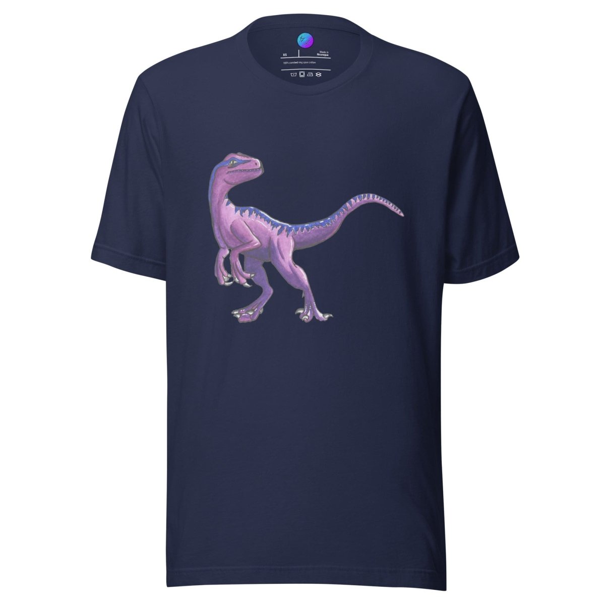 Purple Raptor // Unisex t-shirt - Maux Zachintosh